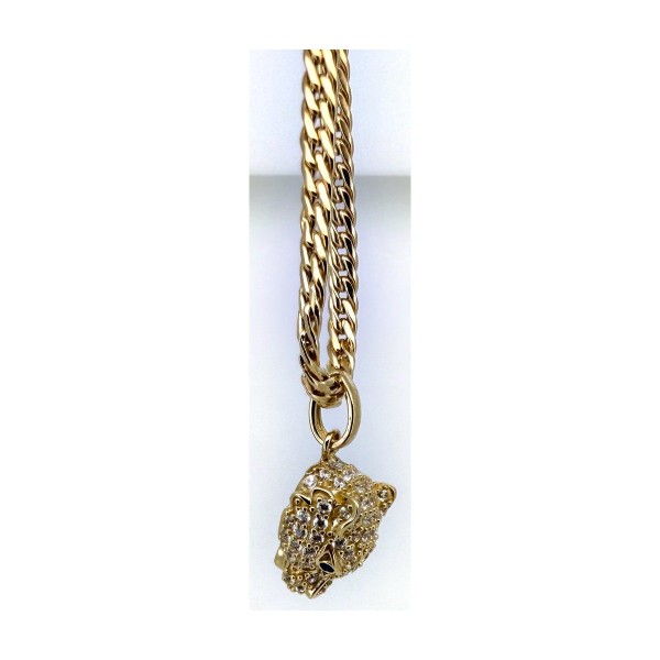 Medalla pantera de oro 18k